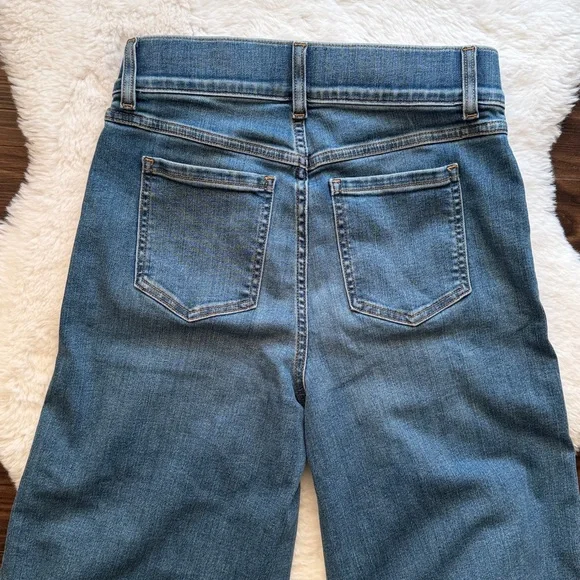 SPANX Seamed Front Wide Leg Jean Vintage Indigo size small petite - Picture 8 of 9